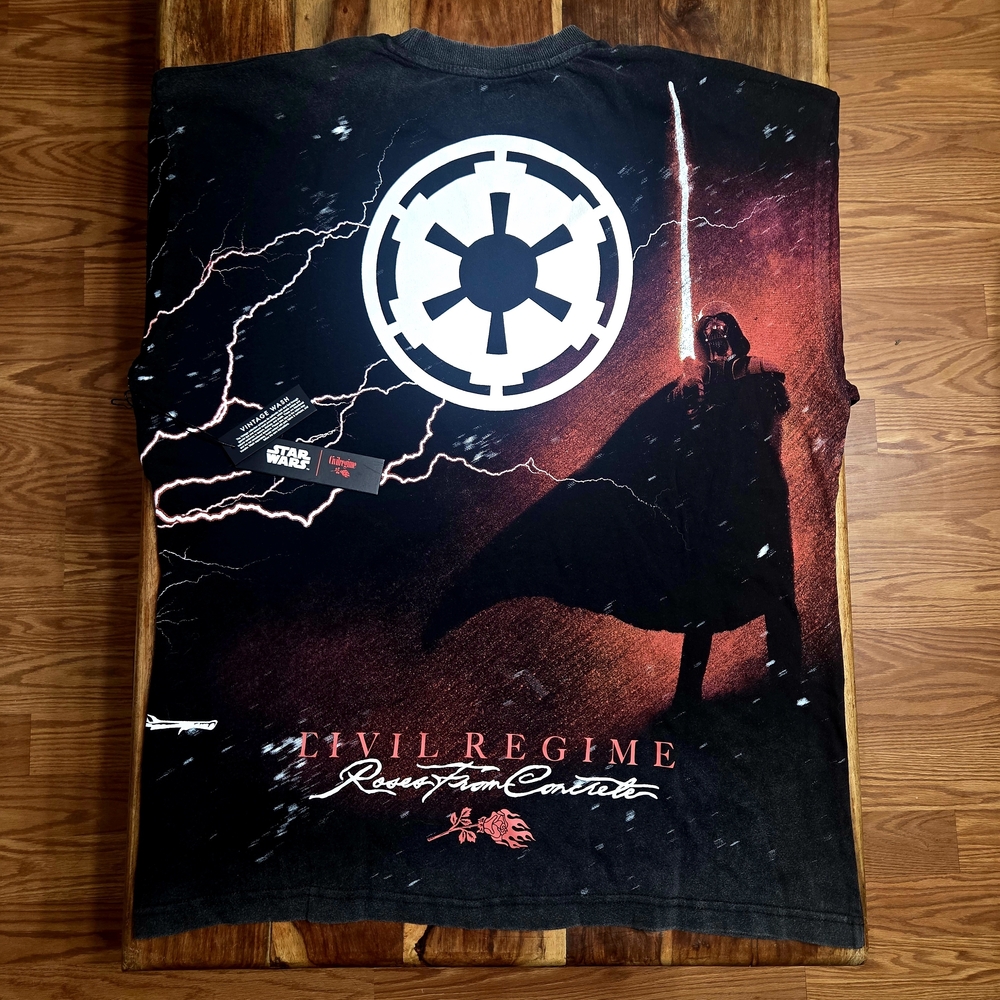 Civil Regime/Star Wars Darth Vader Black T-Shirt - Picture 7 of 9